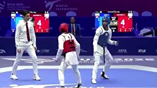 فیلم کامل رقابت زندی در فینال/ پسر دهه هشتادی رکورد ۱۰ ساله تکواندو را شکست