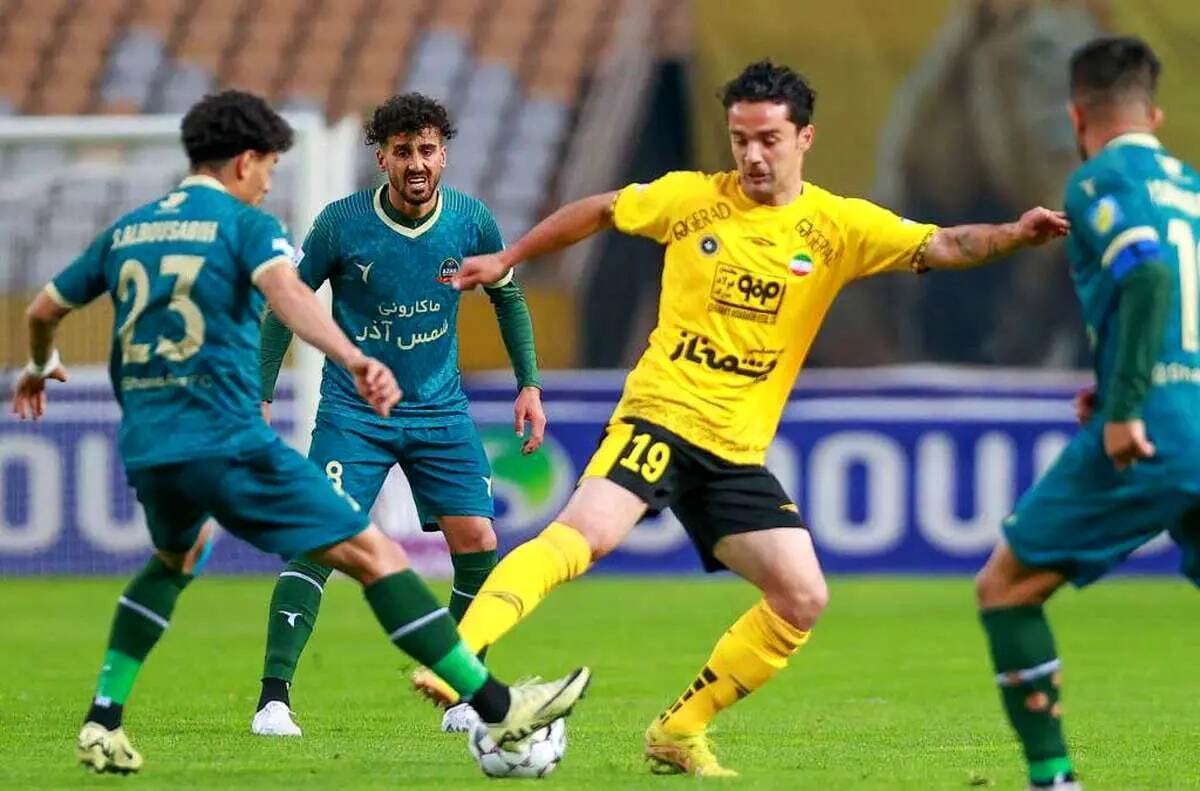 ترکیب سپاهان مقابل شمس آذر+ ساعت بازی