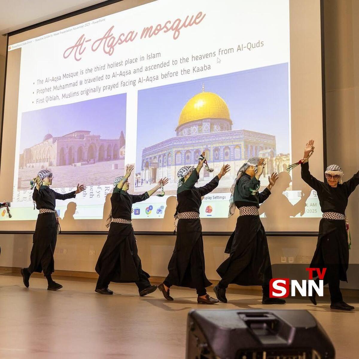 همبستگی مدرسه شربورن قطر با فلسطین + عکس