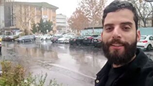 گزارش خبرنگار SNNTV از آغاز بارش رحمت الهی در شهر مشهد