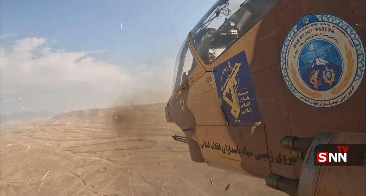 تصاویری از تمرین عملیات ویژه سپاه در رزمایش ضد تروریستی سهند ۲۰۲۵ + فیلم