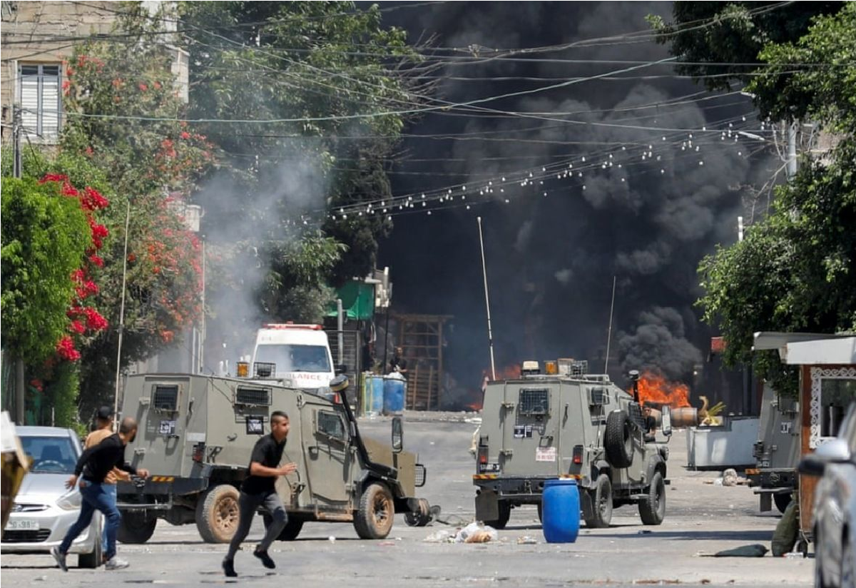 شهادت یک فلسطینی بر اثر حمله رژیم صهیونیستی در کرانه باختری