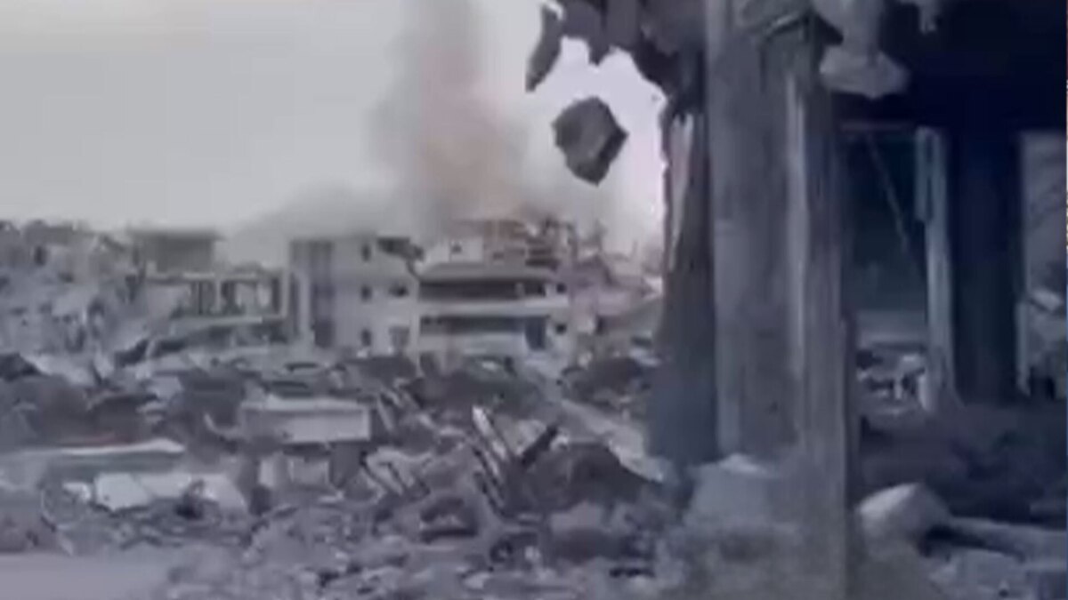 محله الشجاعیه غزه کاملا نابود شد