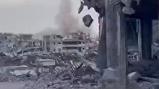 محله الشجاعیه غزه کاملا نابود شد