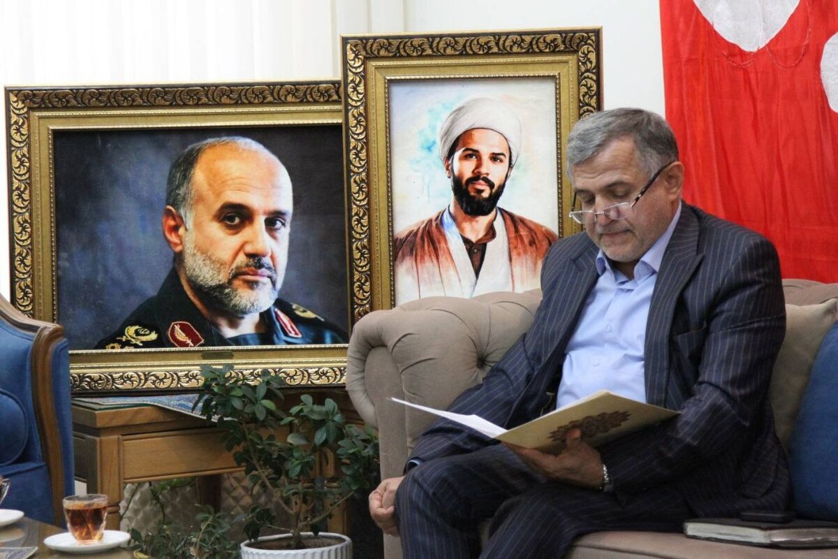 دیدار اعضای شورای مرکزی حزب موتلفه اسلامی از خانواده سردار شهید رشید