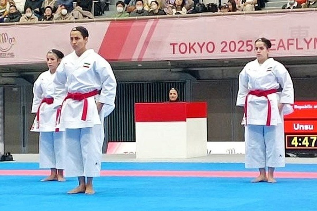 کاتای تیمی بانوان ایران نایب قهرمان شد