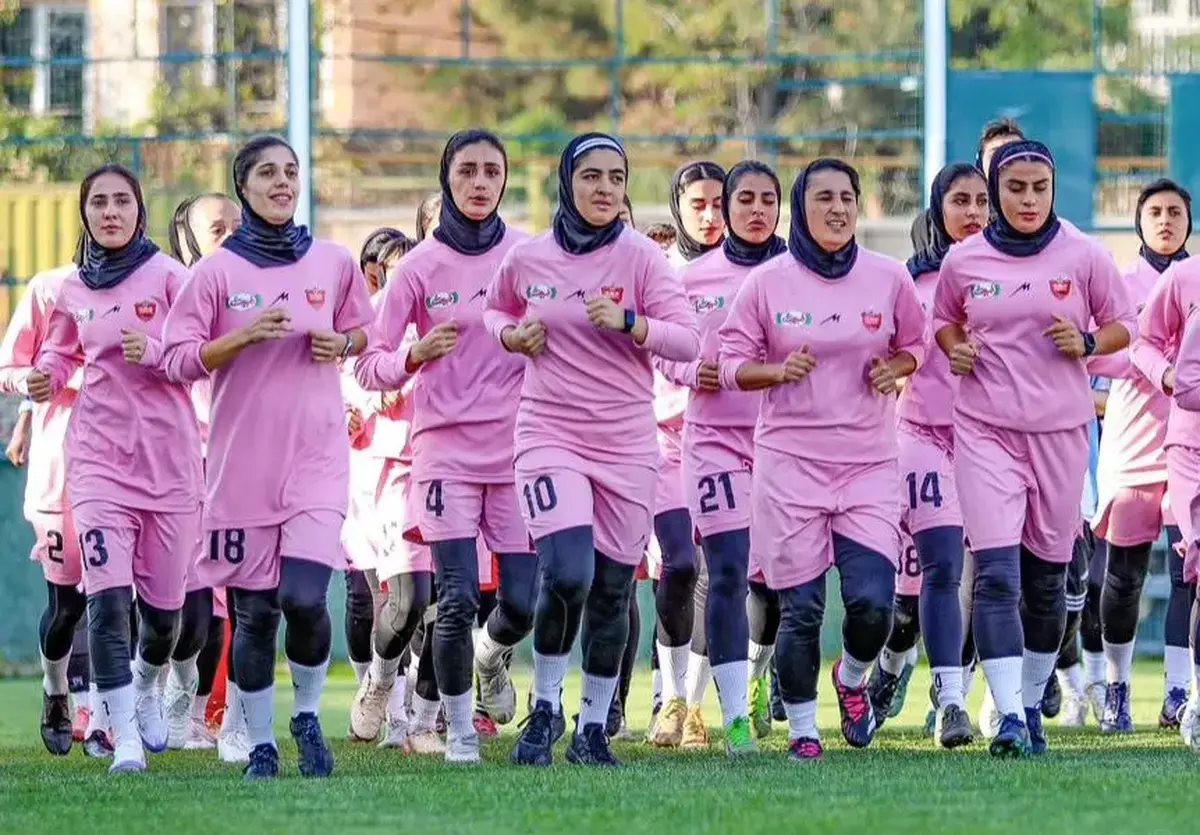 برگزاری تمرین تیم بانوان پرسپولیس پس از ۵ روز تعطیلی