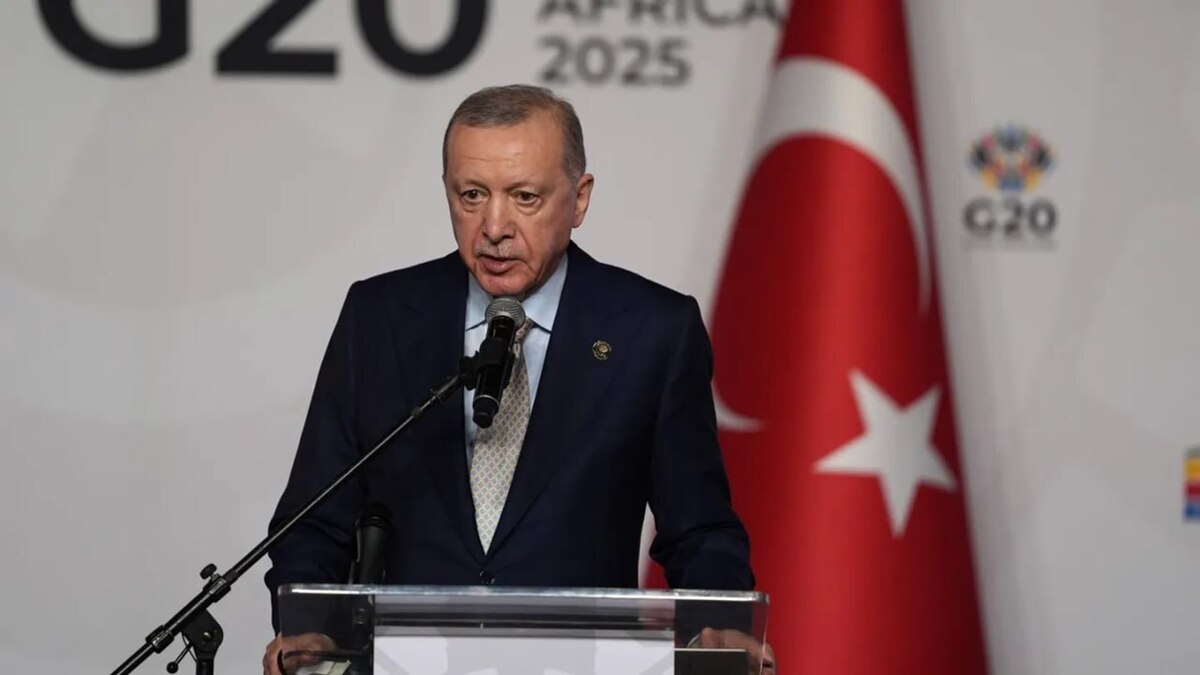 اردوغان: بدون پذیرش راه حل دو دولتی، صلح جهانی حاکم نخواهد شد + فیلم