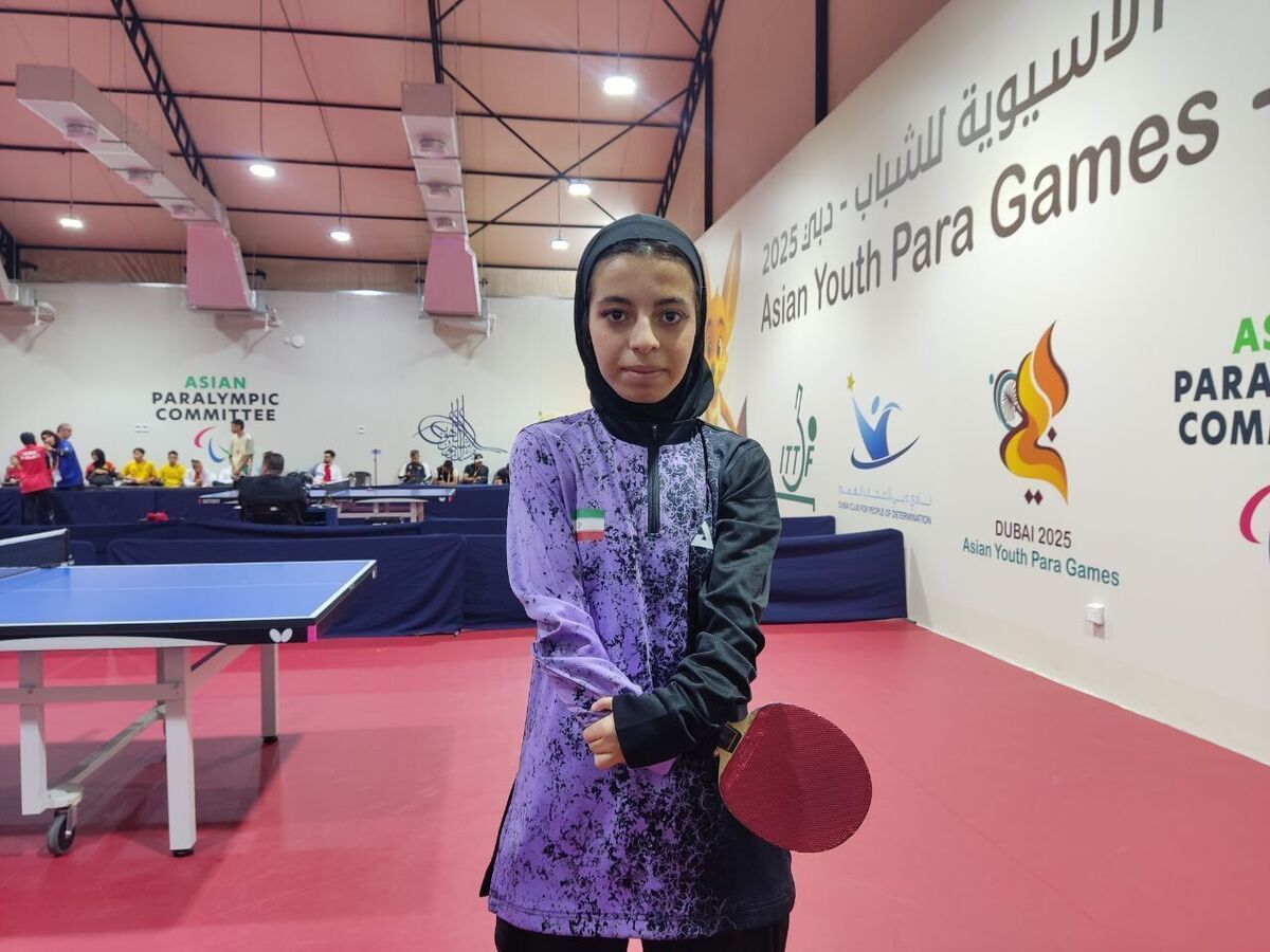 نمازی در  پاراتنیس روی میز طلا گرفت