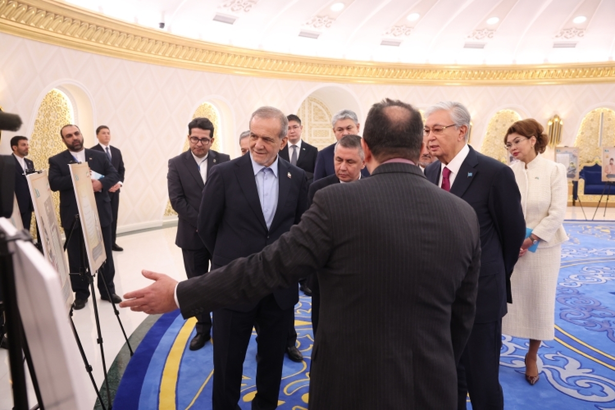 بازدید رئیس جمهور از مرکز پزشکی دانشگاهی قزاقستان + فیلم