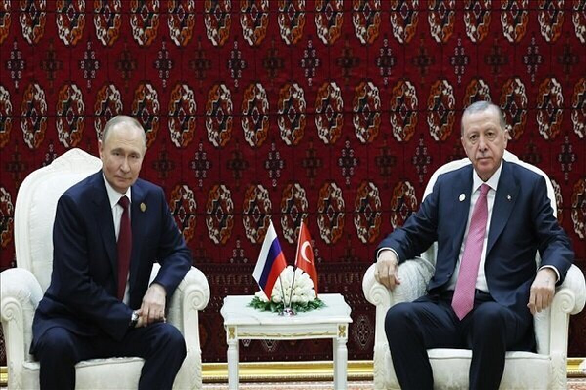 دیدار پوتین و اردوغان در حاشیه اجلاس «صلح و اعتماد»