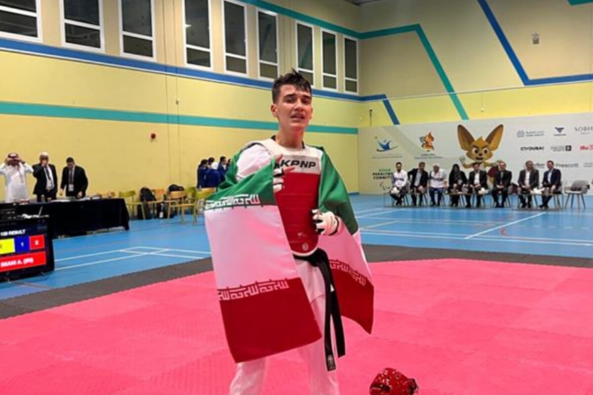 ابوالفضل ایمانی در پاراتکواندو قهرمان شد