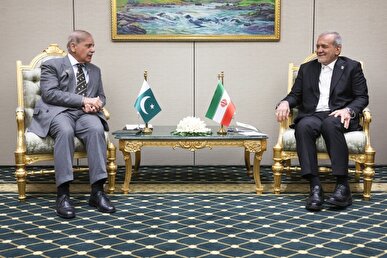 تاکید سران ایران و پاکستان بر تقویت همکاری‌های مشترک و تسریع در اجرای توافقات فیمابین + فیلم