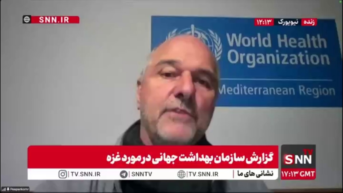 نماینده سازمان بهداشت جهانی: بسیاری از چادرها در غزه نابود شدند