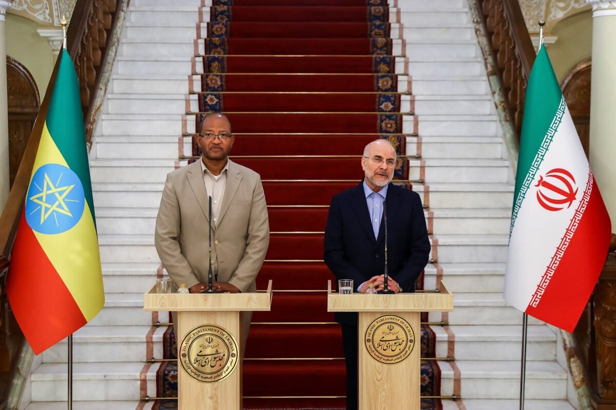 قالیباف: کمیسیون مشترک اقتصادی بین ایران و اتیوپی تشکیل شود/ایران به دنبال توسعه روابط با کشور‌ها در شاخ آفریقا است+فیلم