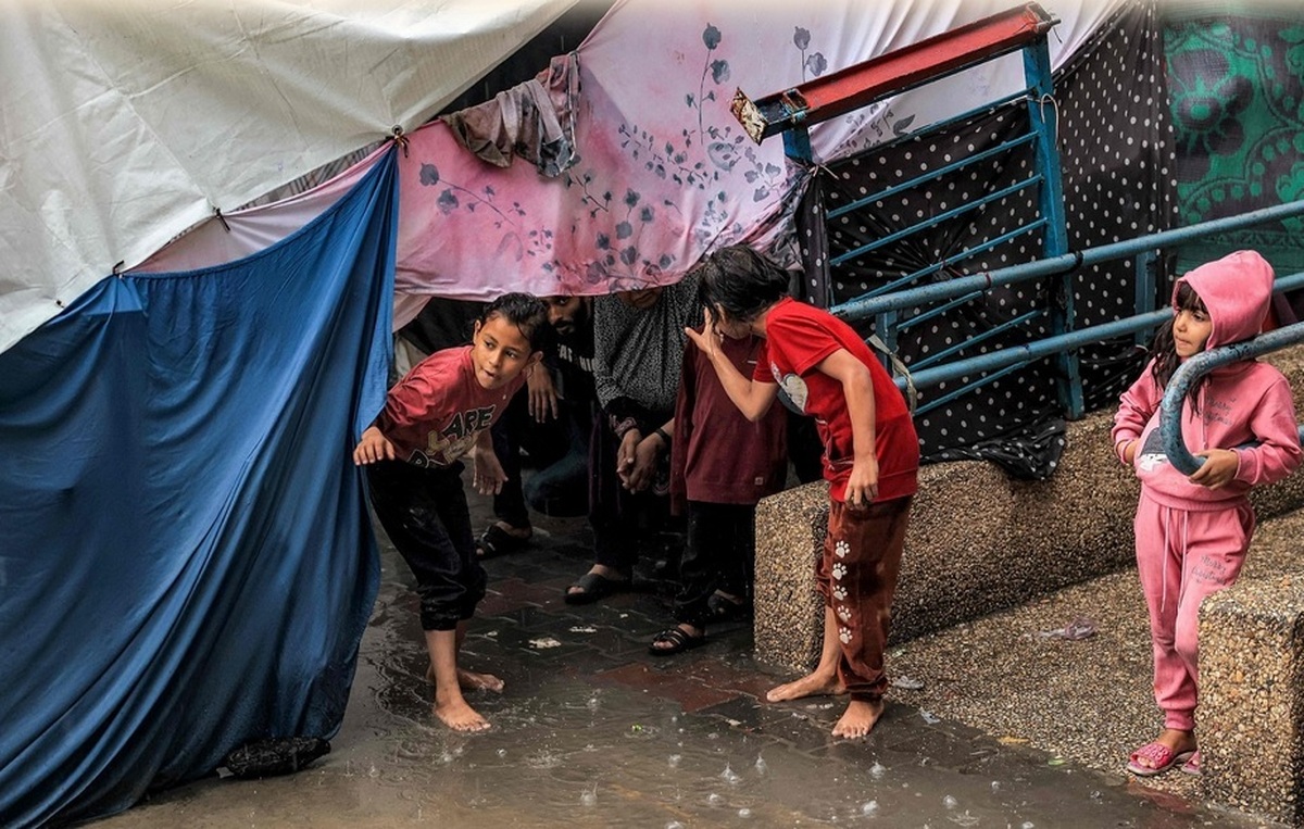 هشدار درباره اوضاع فاجعه بار غزه به دنبال بارندگی و سیلاب