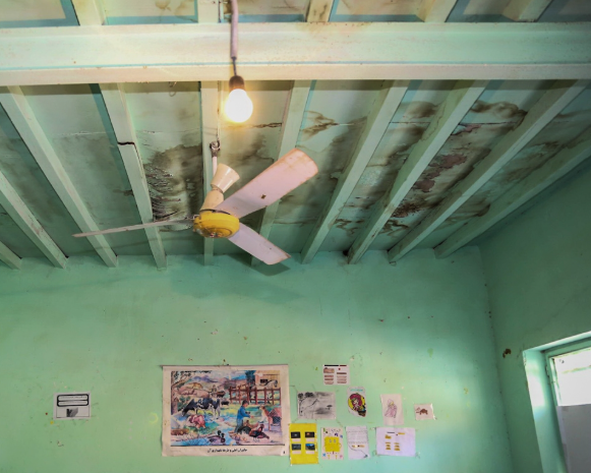 توضیحات آموزش و پرورش همدان درباره ریزش سقف مدرسه روستایی