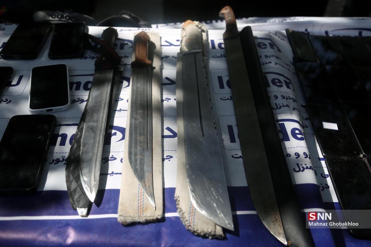 آلات و ادوات کشف شده از باند سارقان منزل + فیلم