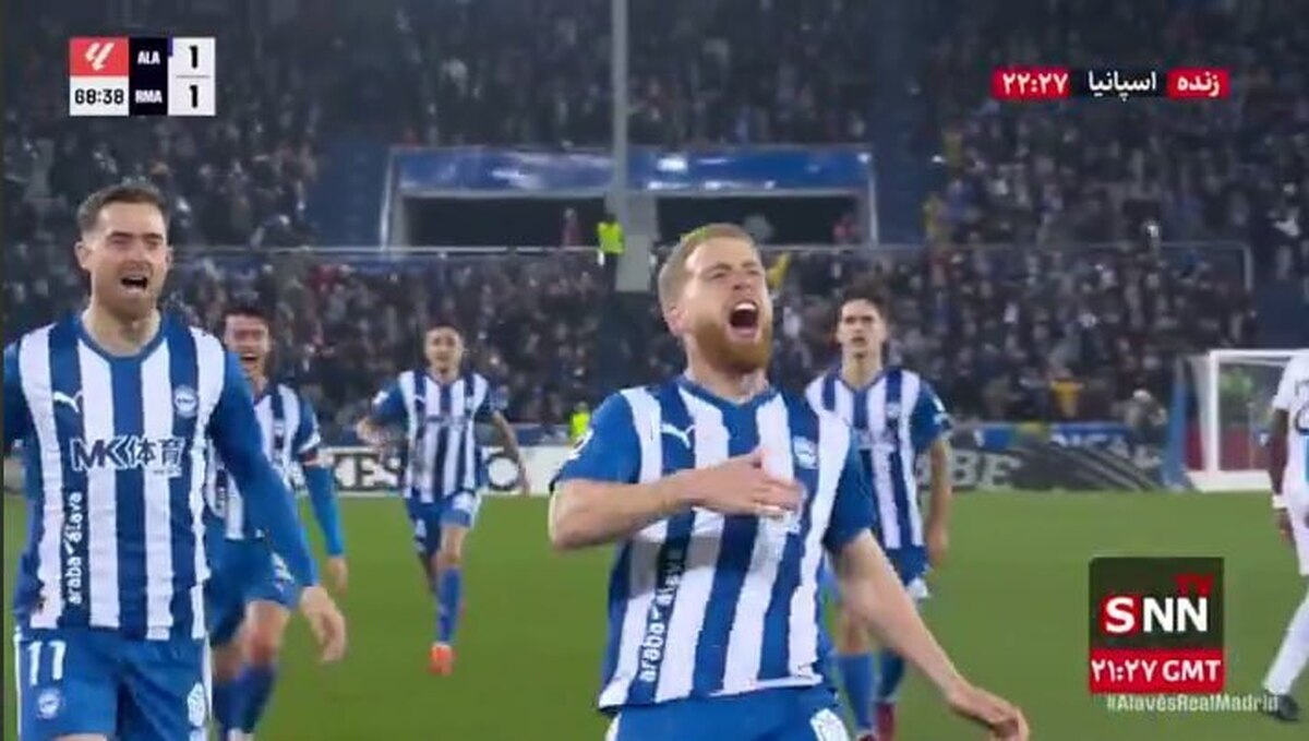 گل اول آلاوس به رئال مادرید توسط ویسنته در دقیقه 69