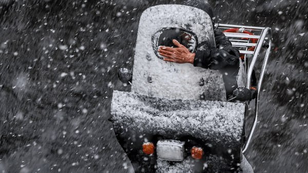 هشدار سطح نارنجی در گیلان برای بارش برف و باد و باران