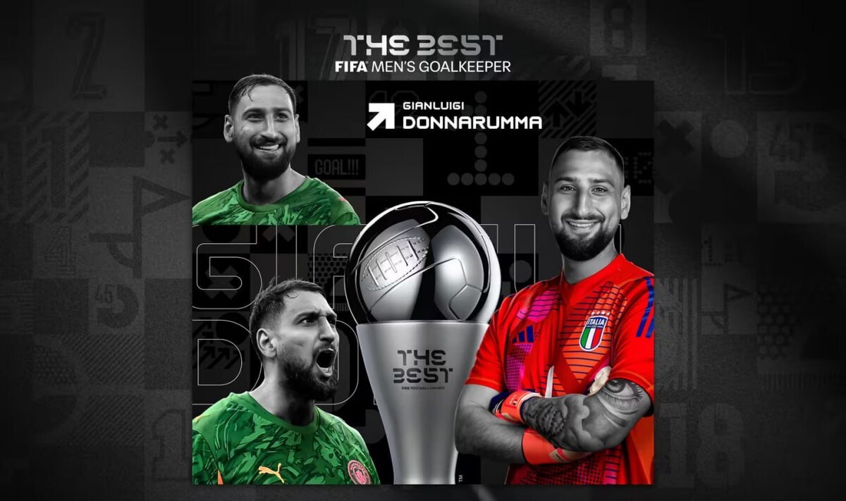 جانلوییجی دوناروما رسماً بهترین دروازه‌بان سال ۲۰۲۵ فیفا شد