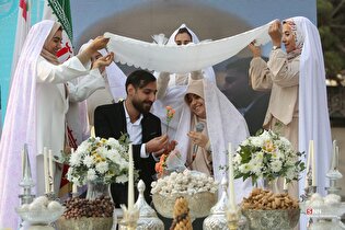 مراسم ازدواج دانشجویی ۲۵۰ زوج دانشگاه تهران