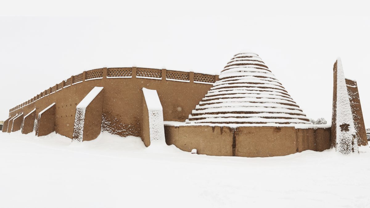 بارش برف در شهر کرمان / کارمانیا سفید پوش می شود