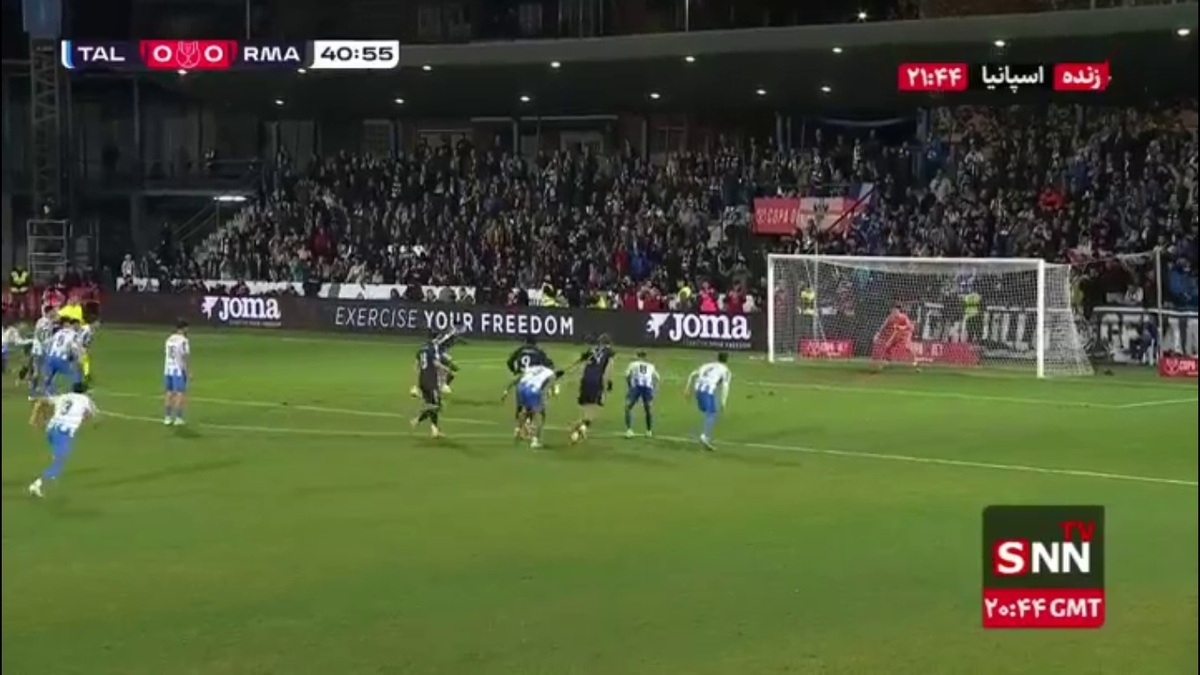 گل اول رئال مادرید به تالاورا توسط کلیلیان امباپه در دقیقه 41