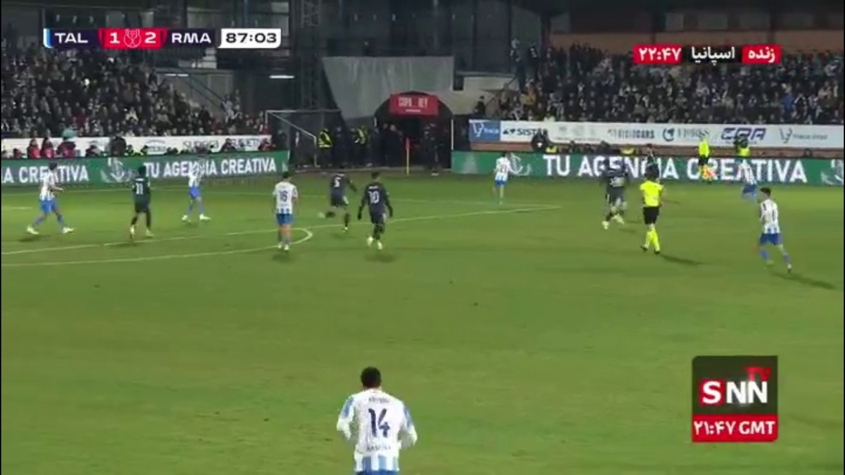 گل سوم رئال مادرید به  تالاورا  توسط امباپه در دقیقه 88