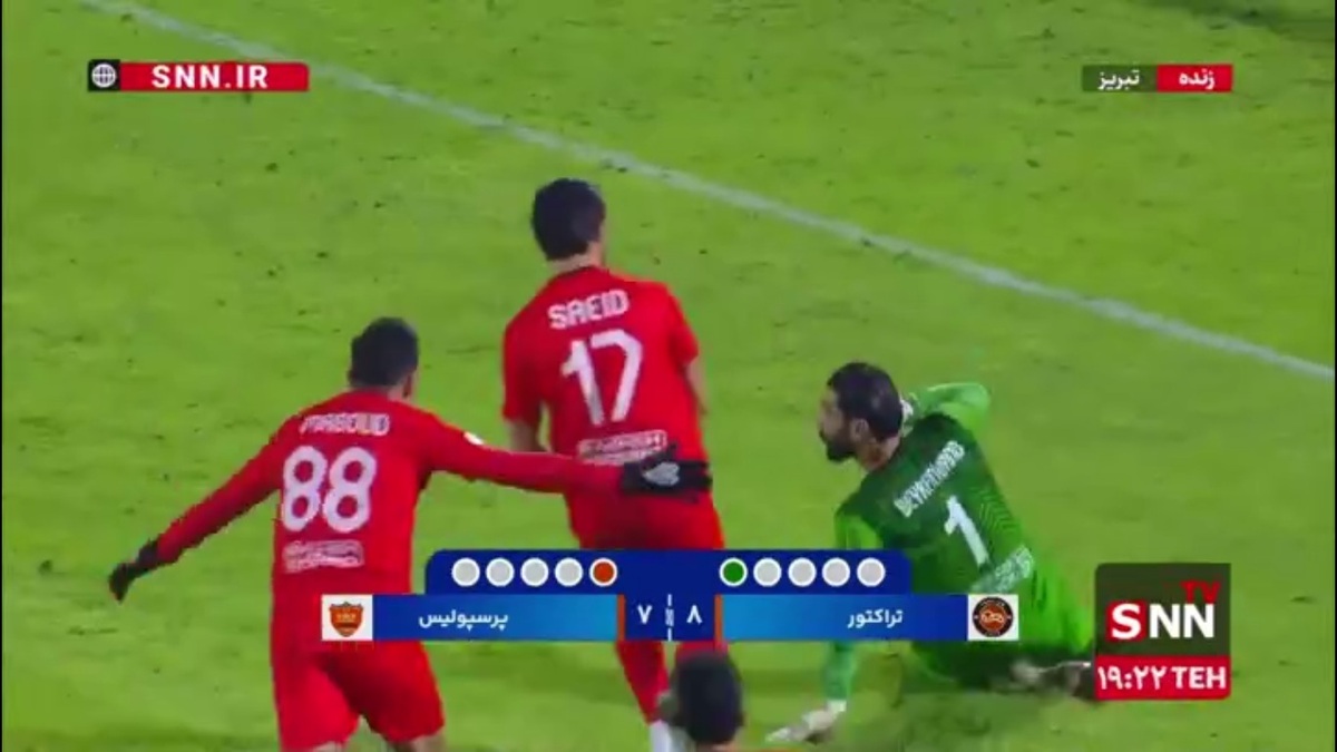 تراکتور برنده جدال جذاب تبریز/ تی تی ها راهی دور بعد شدند