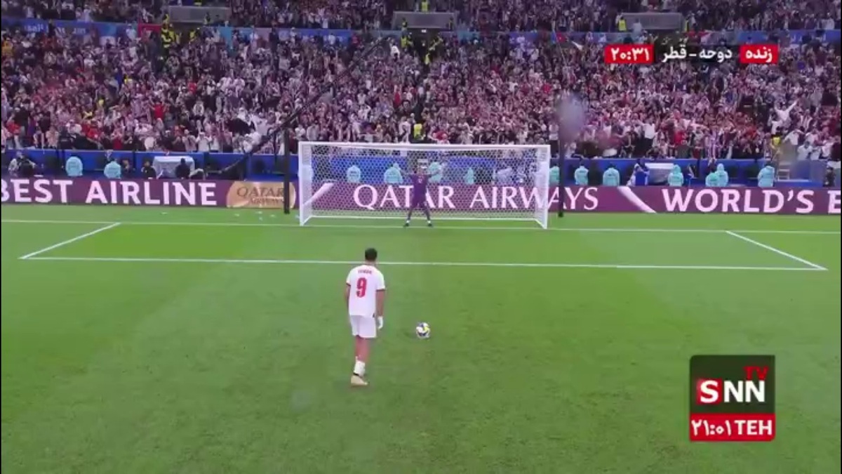 گل دوم اردن به مراکش از روی نقطه پنالتی توسط اولوان