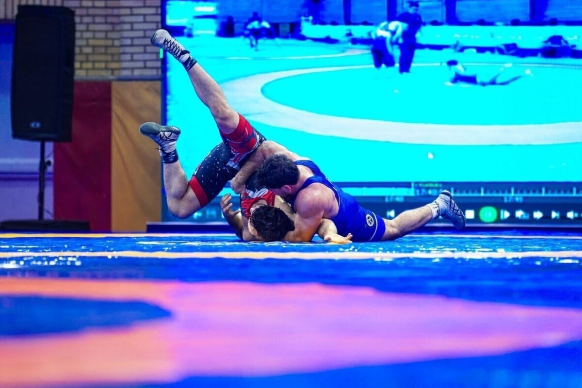 خوزستان قهرمان کشتی فرنگی ایران شد