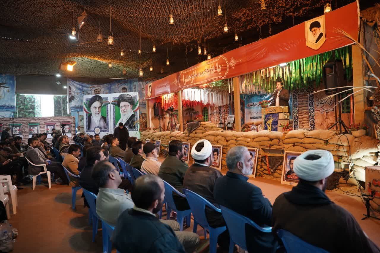 برگزاری آیین افتتاحیه راهیان&zwnj;نور بسیج فرهنگیان کشور در یادمان اروندکنار + عکس