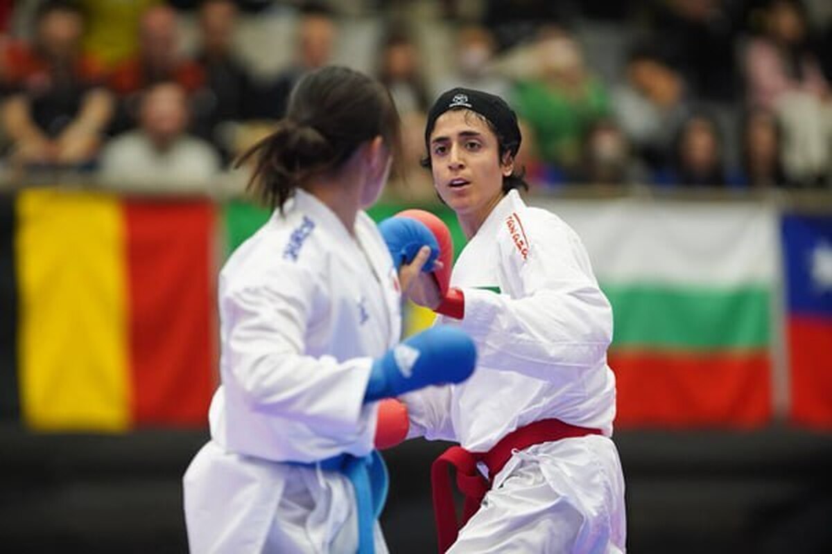 سارا ادریا به مدال برنز کاراته دست یافت