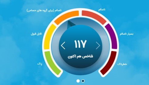 هوای تهران امروز یکشنبه 30 آذر دوباره آلوده شد هوای تهران امروز یکشنبه 30 آذر دوباره آلوده شد