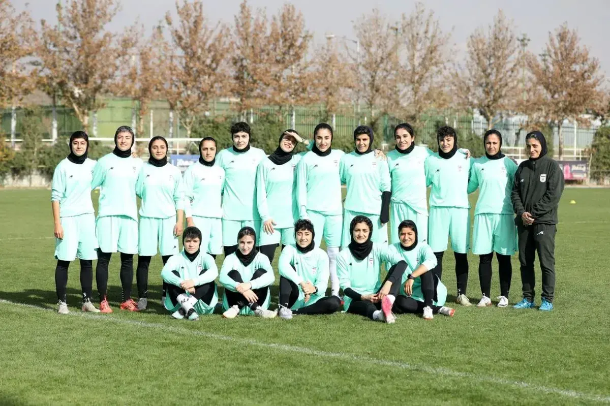 برگزاری آخرین تمرین تیم ملی فوتبال بانوان پیش از اعزام به تاشکند