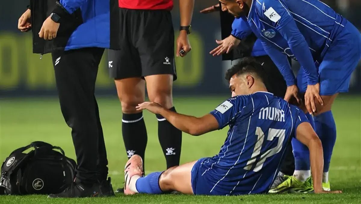 مصدومیت منیر الحدادی/احتمال غیبت در شهرآورد