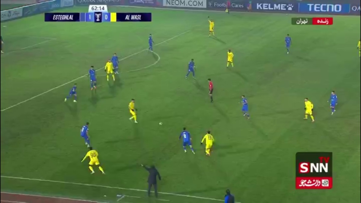 گل اول الوصل به استقلال توسط هوگو در دقیقه 63