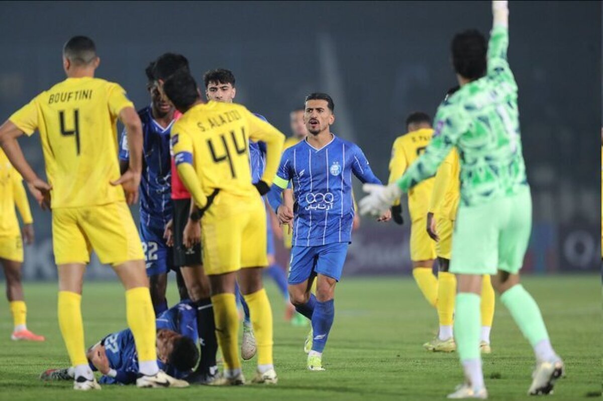 دقایق حساس بازی استقلال مقابل الوصل امارات / فرصت&zwnj;ها در ورزشگاه شهر قدس سوخت