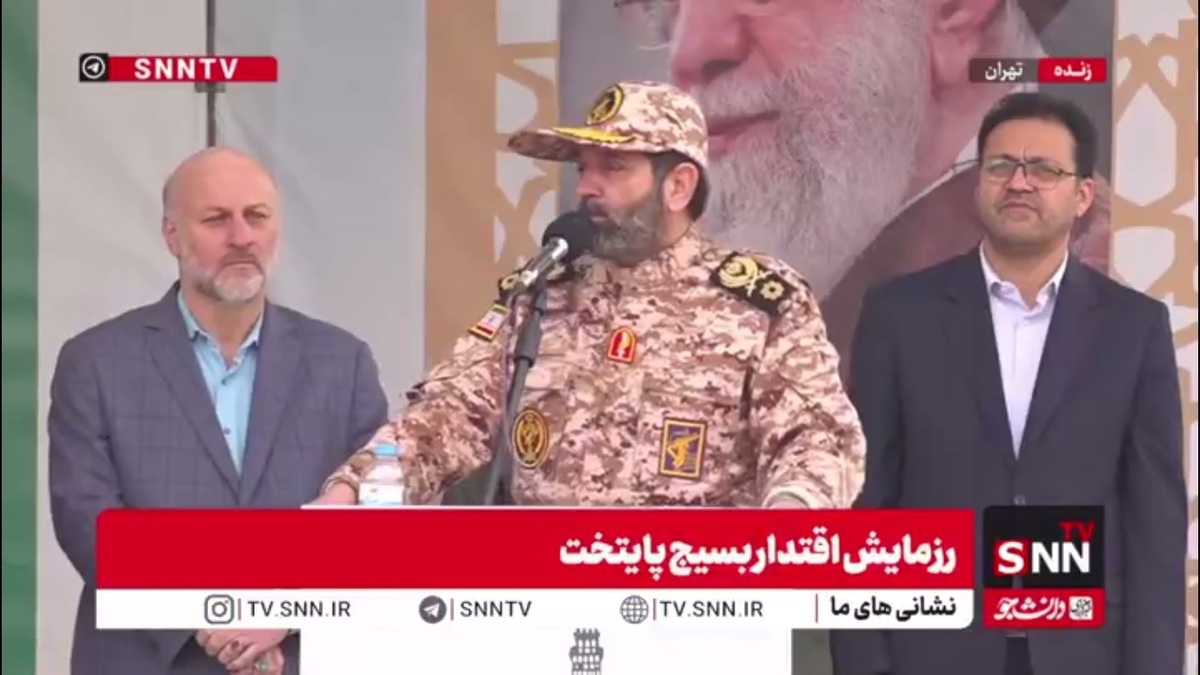 سردار حسن زاده؛فرمانده سپاه محمد رسول&zwnj;الله تهران بزرگ: جمعیت حاضر در رزمایش اقتدار بسیج پایتخت بخشی از جمعیت بسیجیان ۲ میلیون نفری تهران بزرگ هستند