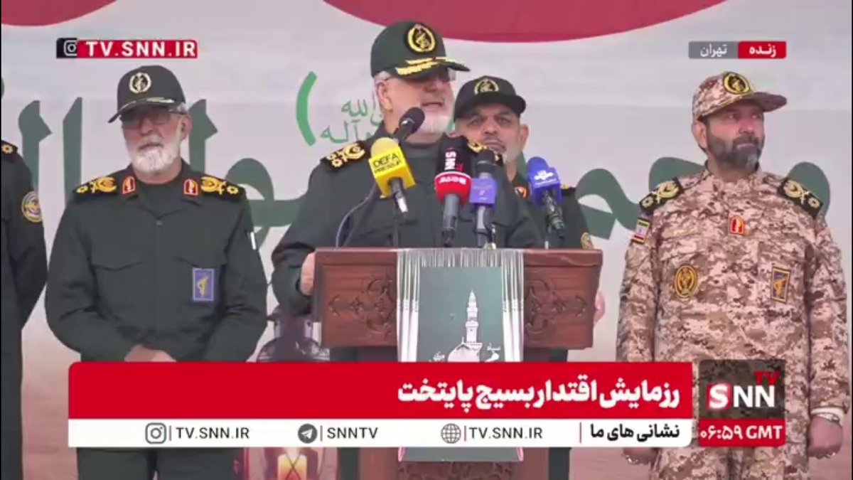 سرلشکر پاکپور: در جنگ ۱۲ روزه، بسیج در دو عرصه امنیت و کمک به مردم ورود پیدا کرد