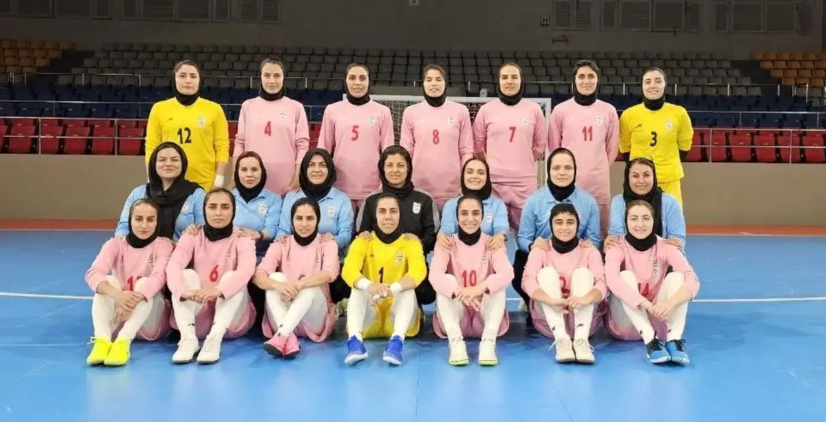 آخرین تمرین تیم ملی فوتسال بانوان پیش از دیدار با ایتالیا