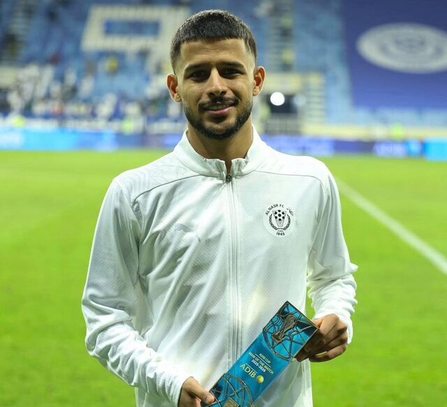 قایدی بهترین بازیکن دیدار النصر و شباب الاهلی شد