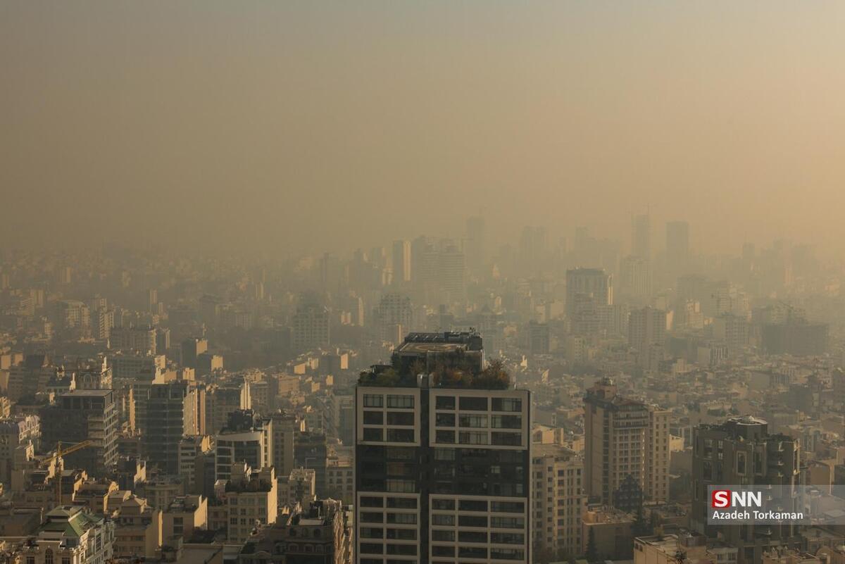 هوای تهران برای هشتمین روز متوالی در شرایط آلوده و قرمز است