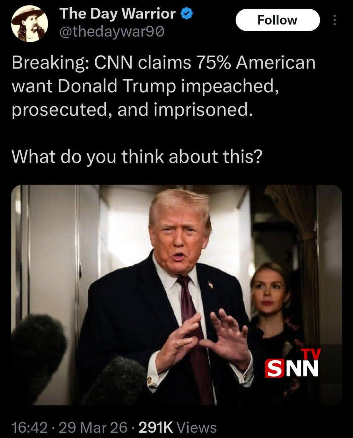 سی‌ان‌ان: ۷۵ درصد آمریکایی‌ها خواهان استیضاح، پیگرد قانونی و زندانی شدن دونالد ترامپ هستند