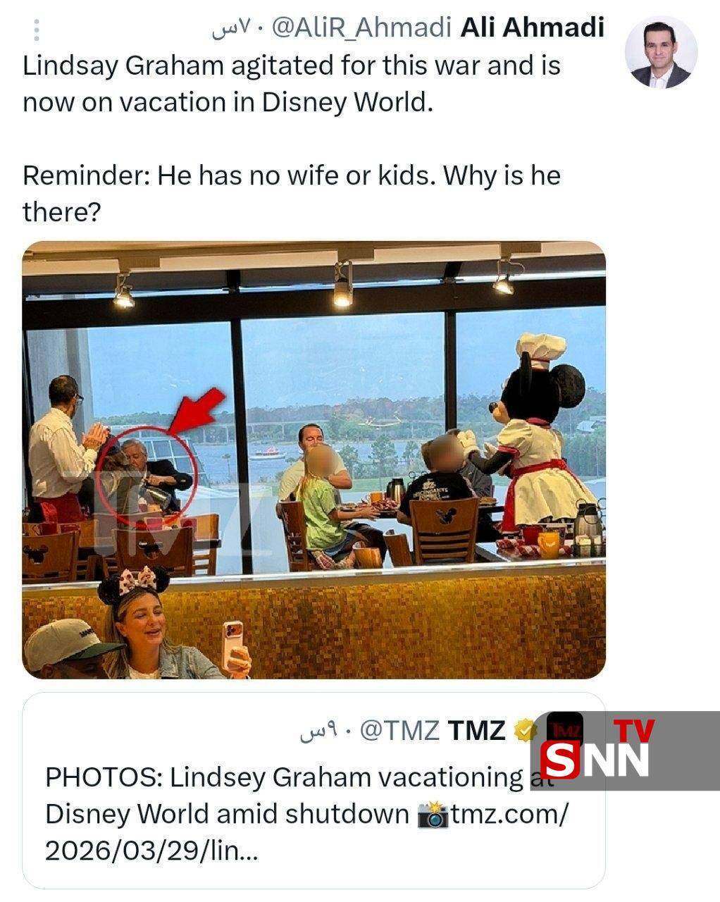 لیندزی گراهام چهره منفور این روزهای آمریکاست لیندزی گراهام چهره منفور این روزهای آمریکاست