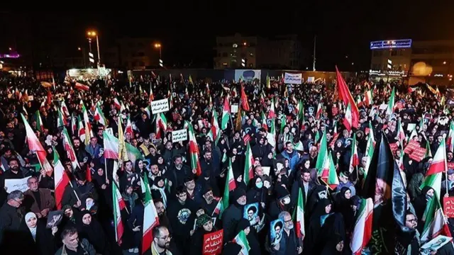 خروش مردم چهارمحال و بختیاری در بیستونهمین شب حمایت از جبهه مقاومت