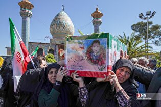 تشییع پیکر ۱۱ شهید حملات آمریکایی - اسراییلی در شیراز