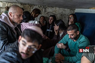 تصاویر ترس و وحشت شهرک نشینان اسرائیلی در پی حملات موشکی ایران