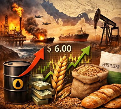 از نفت تا نان؛ ثبت رکورد جدید برای قیمت گندم از ابتدای 2025/ زنجیره تورمی جهانی در سایه تنگه هرمز